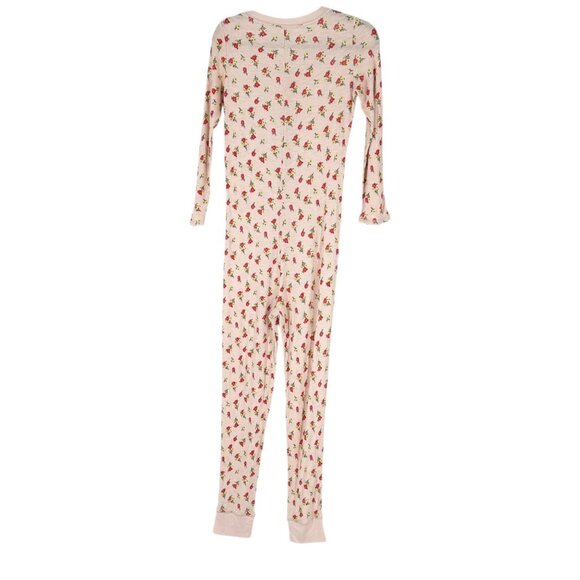 NWT Aerie Floral Snap Waffle One Piece Pajama Set - Picture 3 of 6